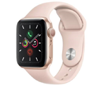 Mobiles with free 42 Apple Watch Series 5 GPS 44mm Gold Aluminium Case with Pink Sand Sport Band offer